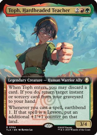 Toph, Hardheaded Teacher (Extended Art) (TLA-384) - Avatar: The Last Airbender