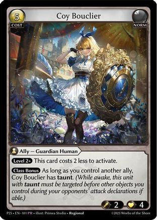 Coy Bouclier (101) - Promotional Cards Foil
