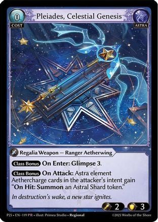 Pleiades, Celestial Genesis (119) - Promotional Cards