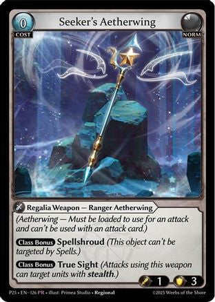Seeker's Aetherwing (126) - Promotional Cards