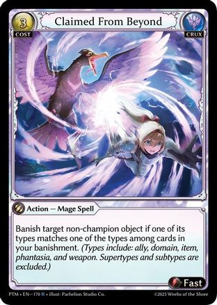 Claimed From Beyond (170) - Phantom Monarchs Foil