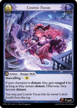 Cosmic Focus (166) - Phantom Monarchs Foil