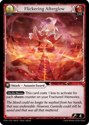 Flickering Afterglow (085) - Phantom Monarchs Foil