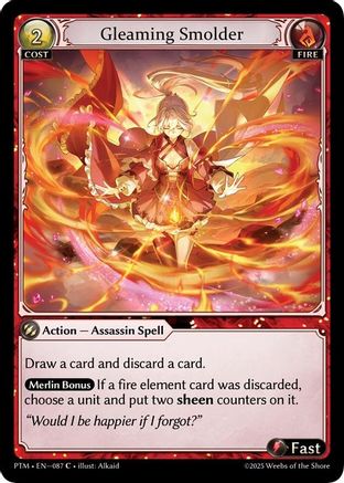 Gleaming Smolder (087) - Phantom Monarchs Foil