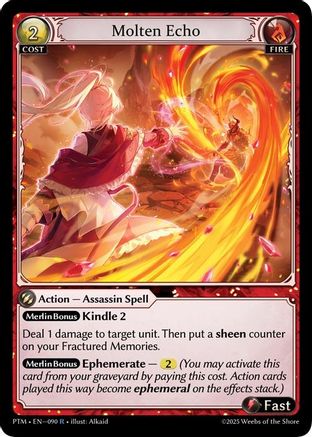 Molten Echo (090) - Phantom Monarchs Foil