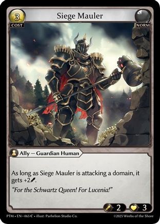 Siege Mauler (065) - Phantom Monarchs Foil