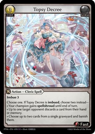 Topsy Decree (070) - Phantom Monarchs Foil