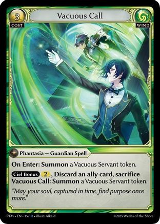Vacuous Call (157) - Phantom Monarchs Foil
