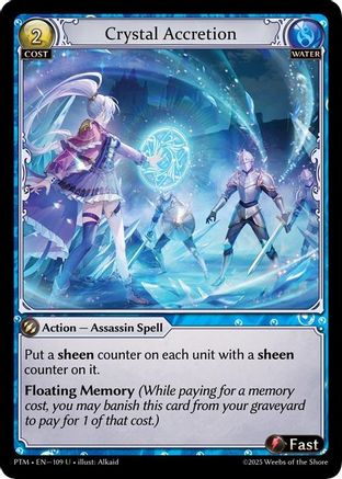 Crystal Accretion (Curio Foil) (109) - Phantom Monarchs Foil