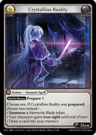 Crystalline Reality (015) - Merlin Re Collection Brilliant Vestige