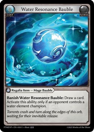 Water Resonance Bauble (018) - Phantom Monarchs Event Pack Foil