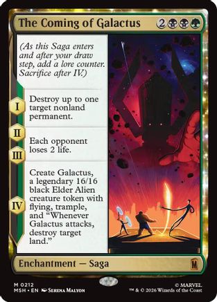 The Coming of Galactus (MSH-212) - Marvel Super Heroes