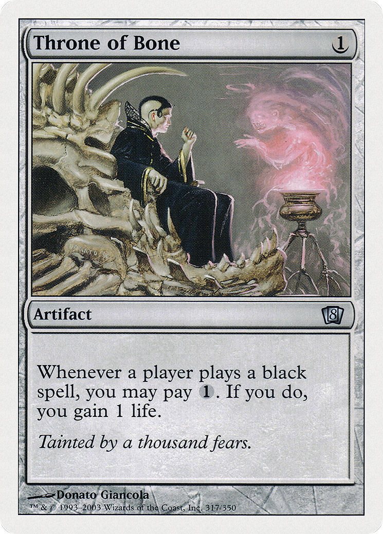 Throne of Bone (8ED-317★) - 8th Edition Foil
