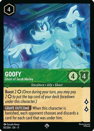 Goofy - Ghost of Jacob Marley (83/204) - Winterspell