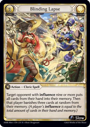 Blinding Lapse (231) - Mortal Ambition Alter Edition Foil