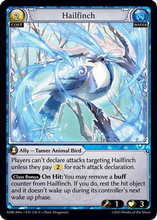 Hailfinch (236) - Mortal Ambition Alter Edition Foil