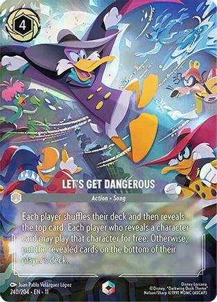 Let's Get Dangerous (Enchanted) (240/204) - Winterspell Holofoil