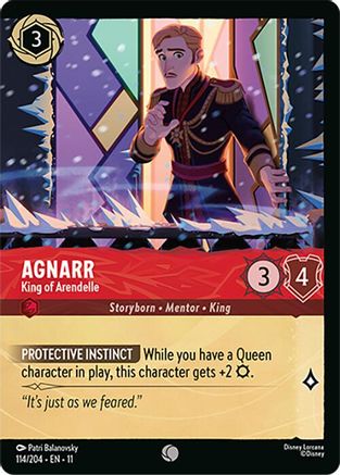 Agnarr - King of Arendelle (Foil) (114/204) - Winterspell Cold Foil
