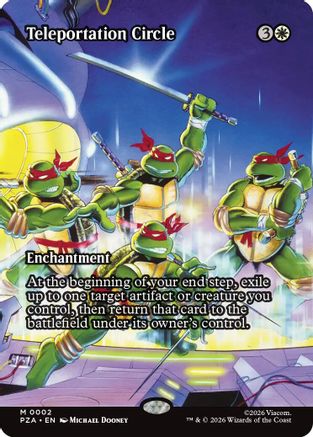Teleportation Circle (Borderless) (PZA-002) - Teenage Mutant Ninja Turtles Eternal-Legal