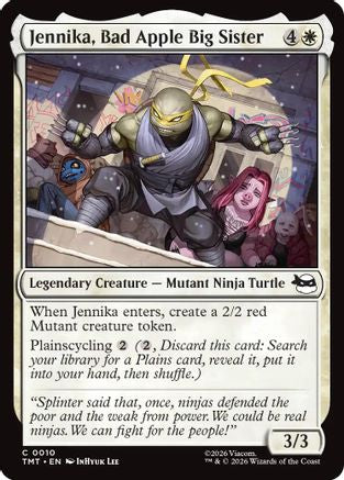 Jennika, Bad Apple Big Sister (TMT-010) - Teenage Mutant Ninja Turtles Foil