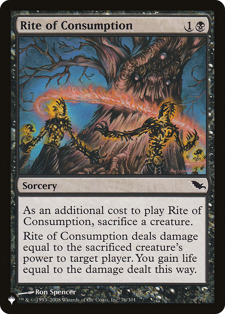 Rite of Consumption (LIST-SHM-76) - The List