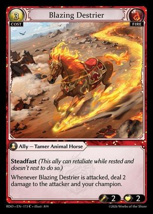 Blazing Destrier (173) - Radiant Origins Foil