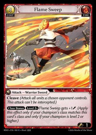 Flame Sweep (185) - Radiant Origins
