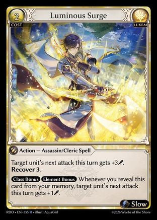 Luminous Surge (355) - Radiant Origins Foil