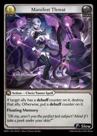 Manifest Threat (095) - Radiant Origins Foil