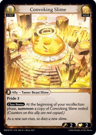 Convoking Slime (002) - Radiant Origins Event Pack Foil