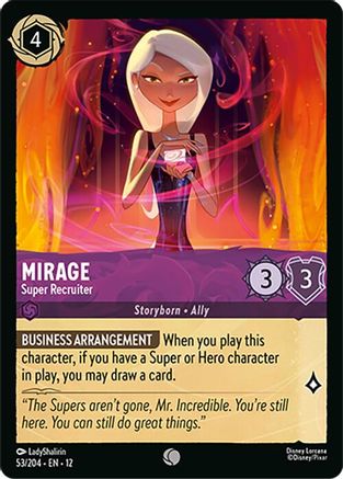 Mirage - Super Recruiter (53/204) - Wilds Unknown Cold Foil