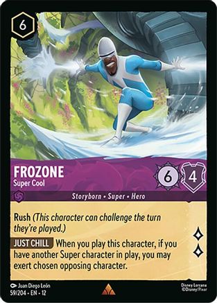 Frozone - Super Cool (59/204) - Wilds Unknown