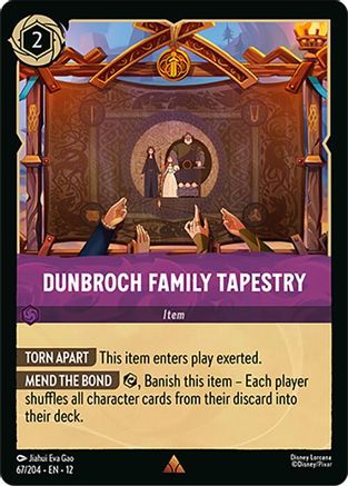 DunBroch Family Tapestry (67/204) - Wilds Unknown Cold Foil