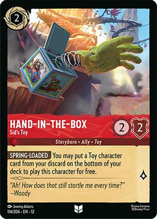 Hand-in-the-Box - Sid's Toy (114/204) - Wilds Unknown