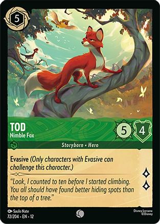 Tod - Nimble Fox (72/204) - Wilds Unknown