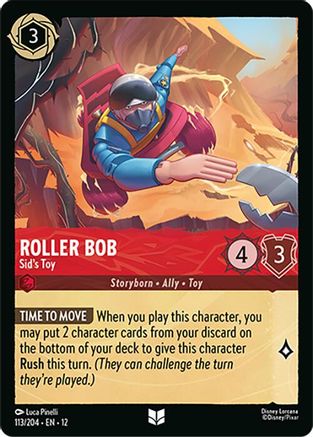 Roller Bob - Sid's Toy (113/204) - Wilds Unknown Cold Foil