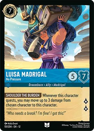 Luisa Madrigal - No Pressure (151/204) - Wilds Unknown