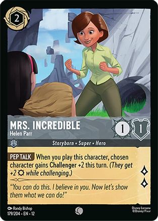 Mrs. Incredible - Helen Parr (179/204) - Wilds Unknown Cold Foil