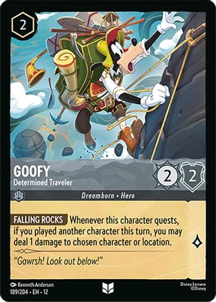Goofy - Determined Traveler (189/204) - Wilds Unknown