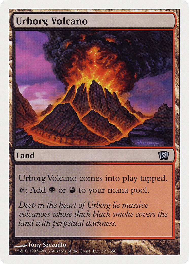 Urborg Volcano (8ED-327★) - 8th Edition Foil