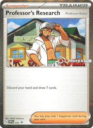 Professor's Research [Professor Kukui] 222  - Holofoil Professor Program Promos - Promo