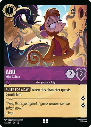 Abu - Wise Sultan (43/204) - Attack of the Vine Cold Foil