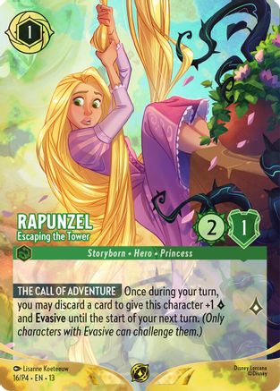 Rapunzel - Escaping the Tower (Store Championship) (16) - Disney Lorcana Promo Cards Holofoil