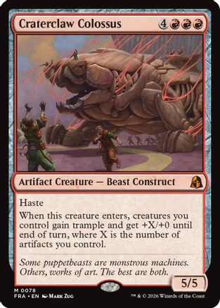 Craterclaw Colossus (FRA-078) - Reality Fracture Foil