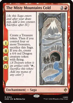 The Misty Mountains Cold (HOB-104) - The Hobbit Foil