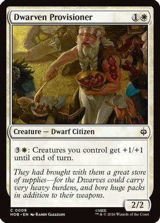 Dwarven Provisioner (HOB-009) - The Hobbit Foil