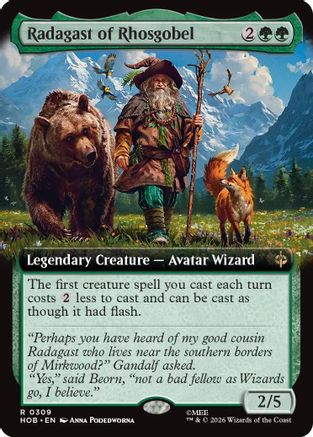 Radagast of Rhosgobel (Extended Art) (HOB-309) - The Hobbit Foil