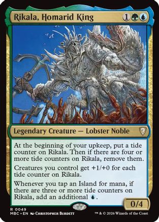 Rikala, Homarid King (-049) - Mystery Booster Commander Edition Foil