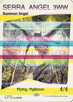 Serra Angel (0252) (SLZ-252) - Secret Lair x MSCHF: The Zeta Set