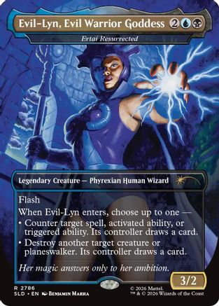Evil-Lyn, Evil Warrior Goddess - Ertai Resurrected (SLD-2786) - Secret Lair Drop Series Foil